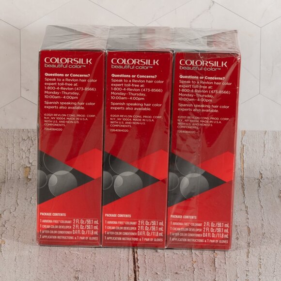 Revlon ColorSilk Permanent Hair Color with Bond Repair Complex - 20 Brown Black - Picture 4 of 4
